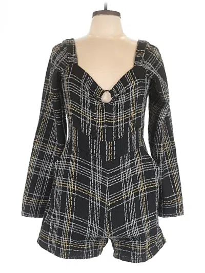 Pre-owned Slate & Willow Romper In Gray