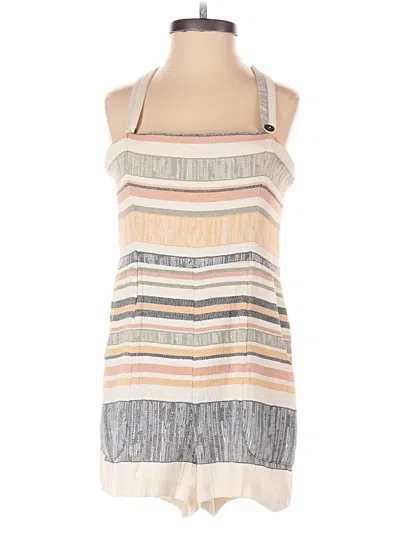 Pre-owned Slate & Willow Romper In White