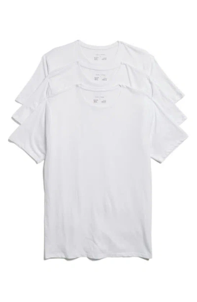 Slate & Stone 3-pack Cotton Crewneck T-shirt In White