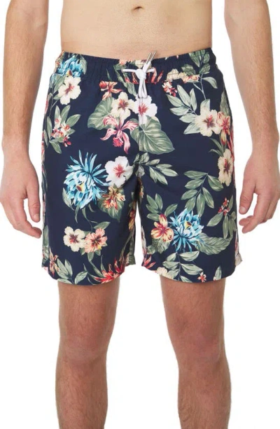 Slate & Stone Cabo Swim Trunks In Blue