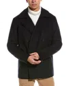 Slate & Stone Dock Wool-blend Peacoat In Blue