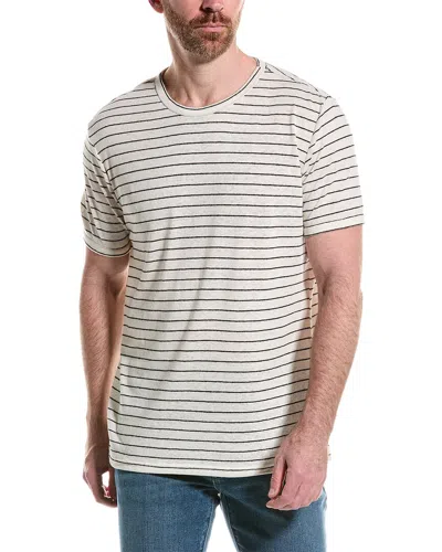 Slate & Stone Linen-blend T-shirt In White