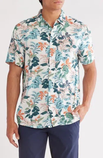 Slate & Stone Print Short Sleeve Button-up Shirt
