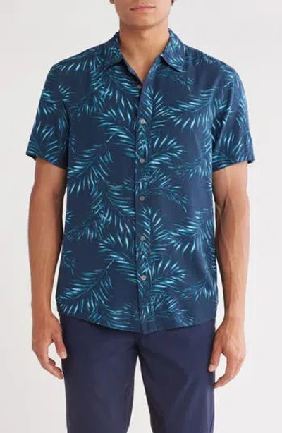 Slate & Stone Print Short Sleeve Button-up Shirt