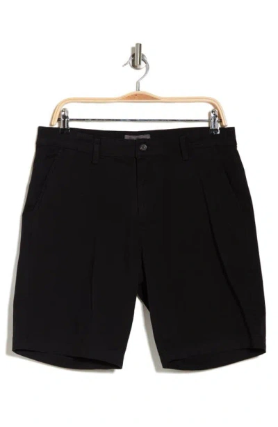 Slate & Stone Stretch Cotton Twill Shorts In Black
