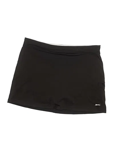 Pre-owned Slazenger Active Skort In Black