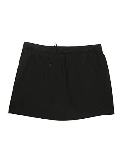 Pre-owned Slazenger Active Skort In Black