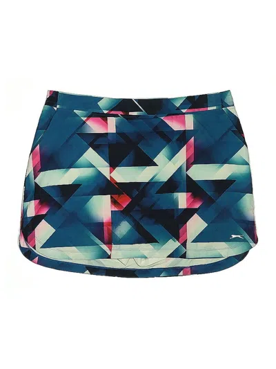 Pre-owned Slazenger Active Skort In Blue