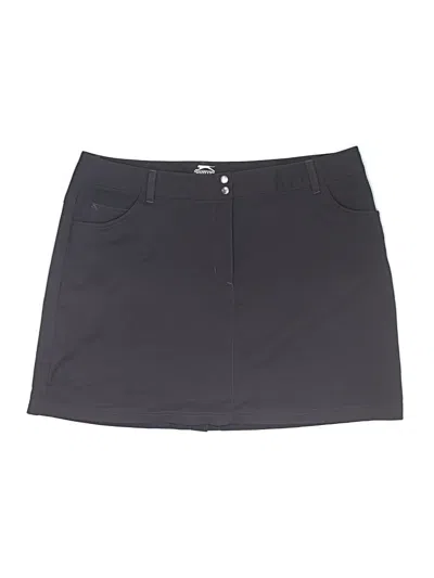 Pre-owned Slazenger Active Skort In Gray