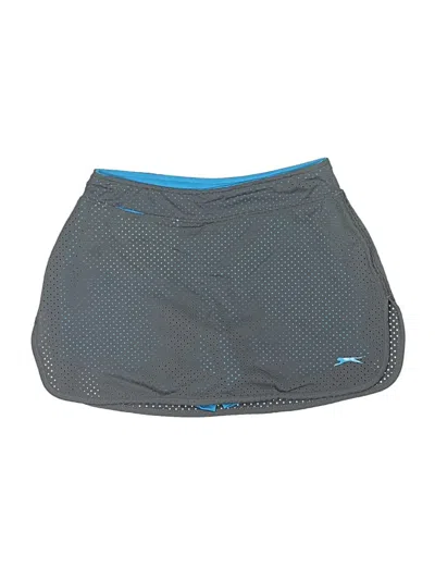 Pre-owned Slazenger Active Skort In Gray