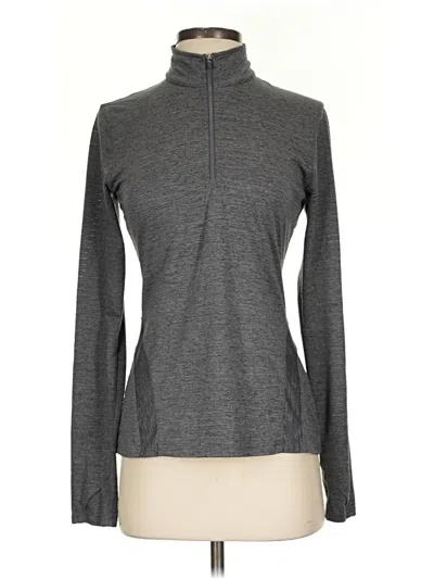 Pre-owned Slazenger Fleece Jacket In Gray