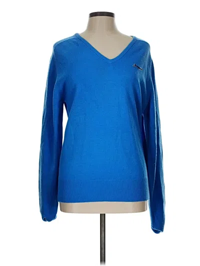 Pre-owned Slazenger Pullover Sweater In Blue