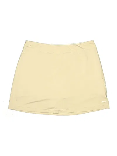 Pre-owned Slazenger Skort In Yellow