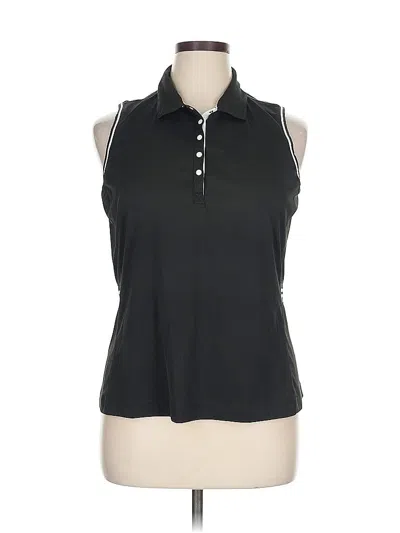 Pre-owned Slazenger Sleeveless Blouse In Black