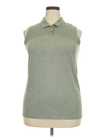 Pre-owned Slazenger Sleeveless Blouse In Green