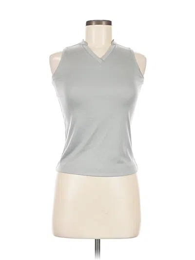Pre-owned Slazenger Sleeveless T-shirt In Silver