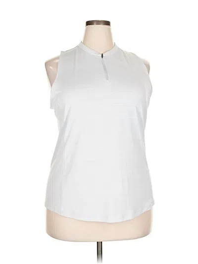 Pre-owned Slazenger Sleeveless T-shirt In Silver