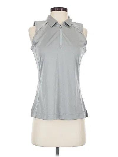 Pre-owned Slazenger Tank Top Gray Halter Neckline Tops