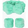 Sleeke Hair Let It Drip Headband And Wristbands In Mint