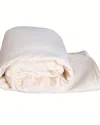 Sleep & Beyond Organic Cotton Waterproof Mattress Encasement In Ivory