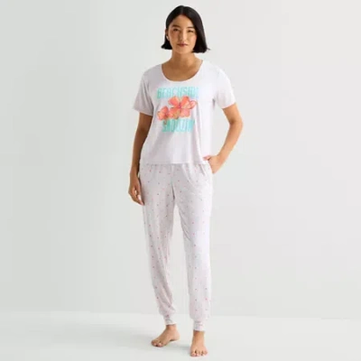 Sleep Chic Womens Pajama Pants In Gray