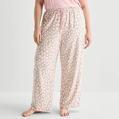 Sleep Chic Womens Pajama Pants In Gray