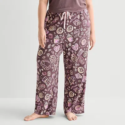 Sleep Chic Womens Pajama Pants In White