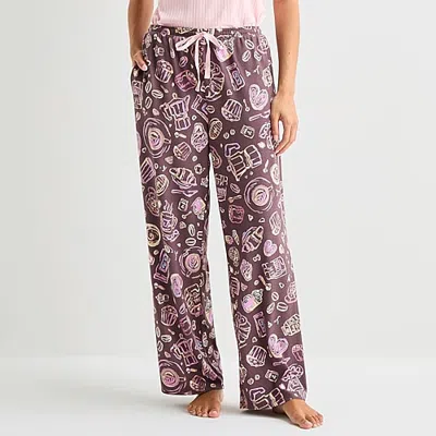 Sleep Chic Womens Pajama Pants In White