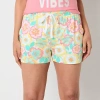 Sleep Chic Womens Pajama Shorts In Multi