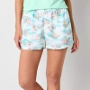 Sleep Chic Womens Pajama Shorts In White