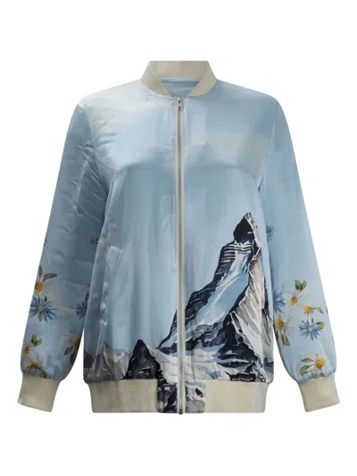 SLEEP NO MORE FLORAL-PRINT JACKET