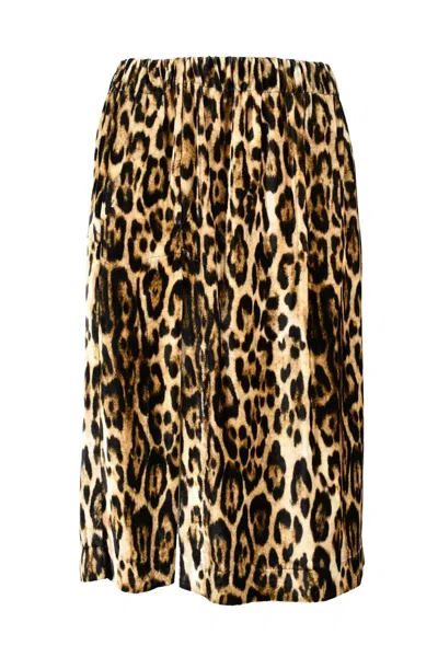 Sleep No More Midi Skirt With Captivating Leopard Print In Animal Print