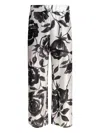Sleep No More Patterned Silk Pants In Multi