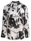 Sleep No More White Silk Shirt In White