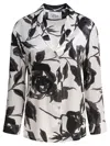 Sleep No More White Silk Shirt In White