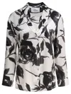 Sleep No More White Silk Shirt In White