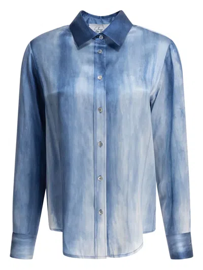 SLEEP NO MORE TIE-DYE SILK SHIRT