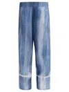 Sleep No More Light Blue Silk Trousers