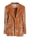 Sleep No More Woman Blazer Mandarin Size M Viscose, Silk