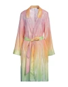 Sleep No More Woman Overcoat & Trench Coat Lilac Size L Silk, Lurex In Purple