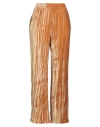 Sleep No More Woman Pants Camel Size M Viscose, Silk In Beige