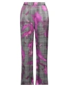 Sleep No More Woman Pants Purple Size Xl Silk In Purple