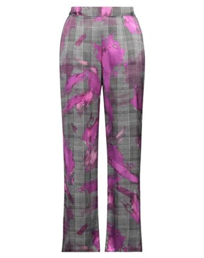 Sleep No More Woman Pants Purple Size Xl Silk