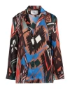 Sleep No More Woman Shirt Dark Brown Size L Silk In Brown