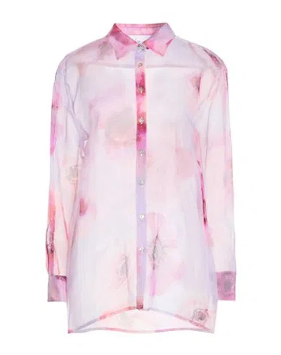 Sleep No More Woman Shirt Pink Size S Silk