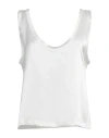 Sleep No More Woman Top White Size S Silk
