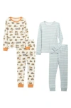 Sleep On It Construction 4-piece Pajamas In Blue