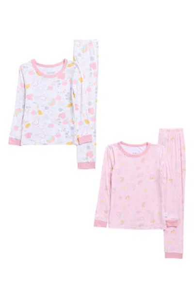 Sleep On It Kids' 2-pack 2-piece Pajamas In Pink