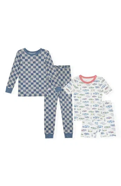 Sleep On It Kids' Assorted 2-pack Print Fitted Two-piece Pajamas In Multi