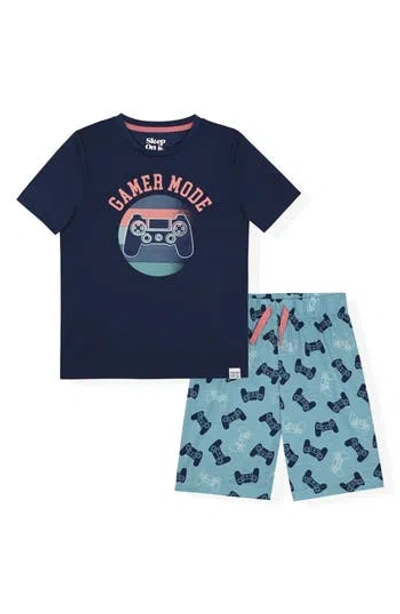 Sleep On It Kids' Graphic T-shirt & Pajama Shorts Set In Multi